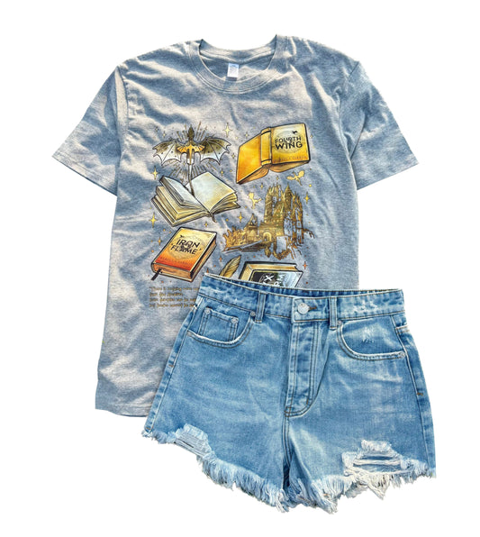 Fourth Wing Book Lover t-shirt Dragon Rider Shirt For men womens