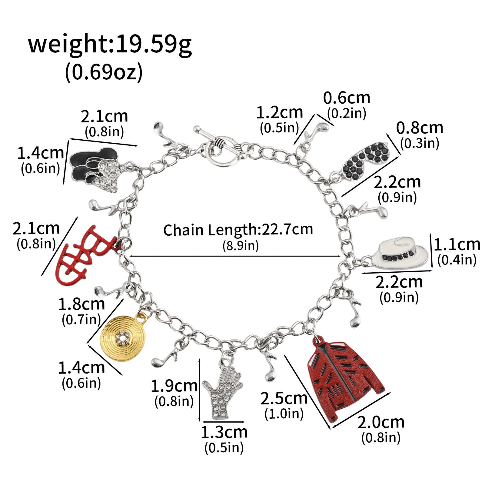 Michael Jackson Chain Bracelet Jewelry Fans Gift