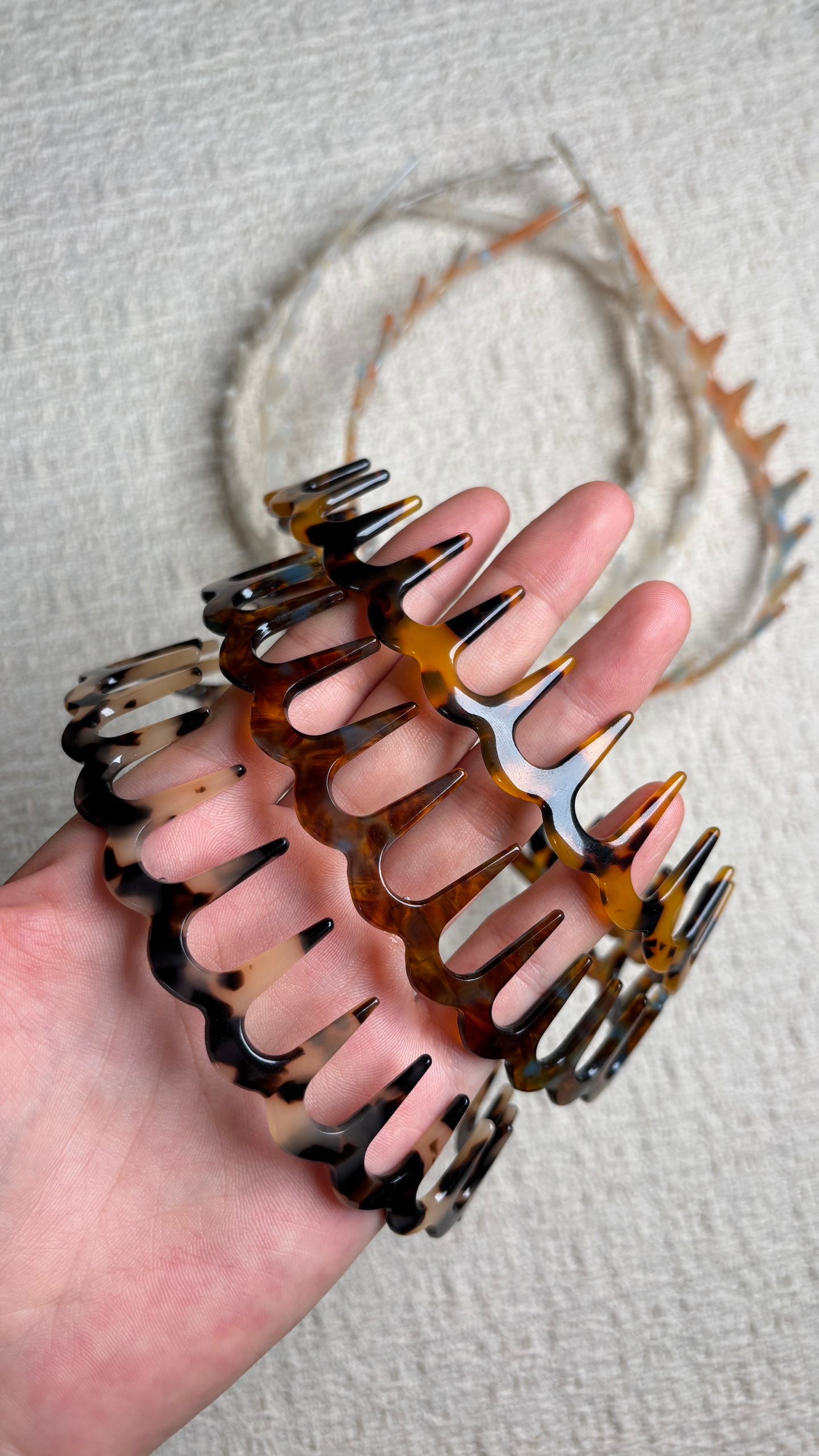 Zigzag comb headbands 90s Hair Accessories