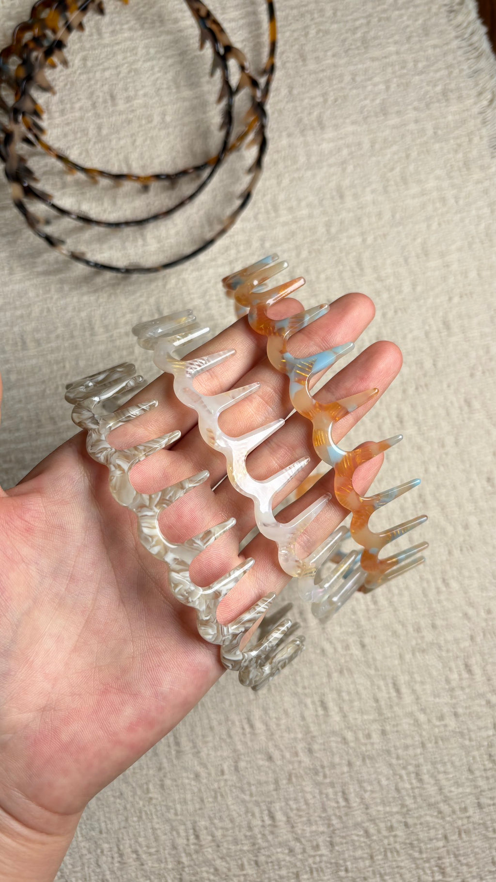 Zigzag comb headbands 90s Hair Accessories