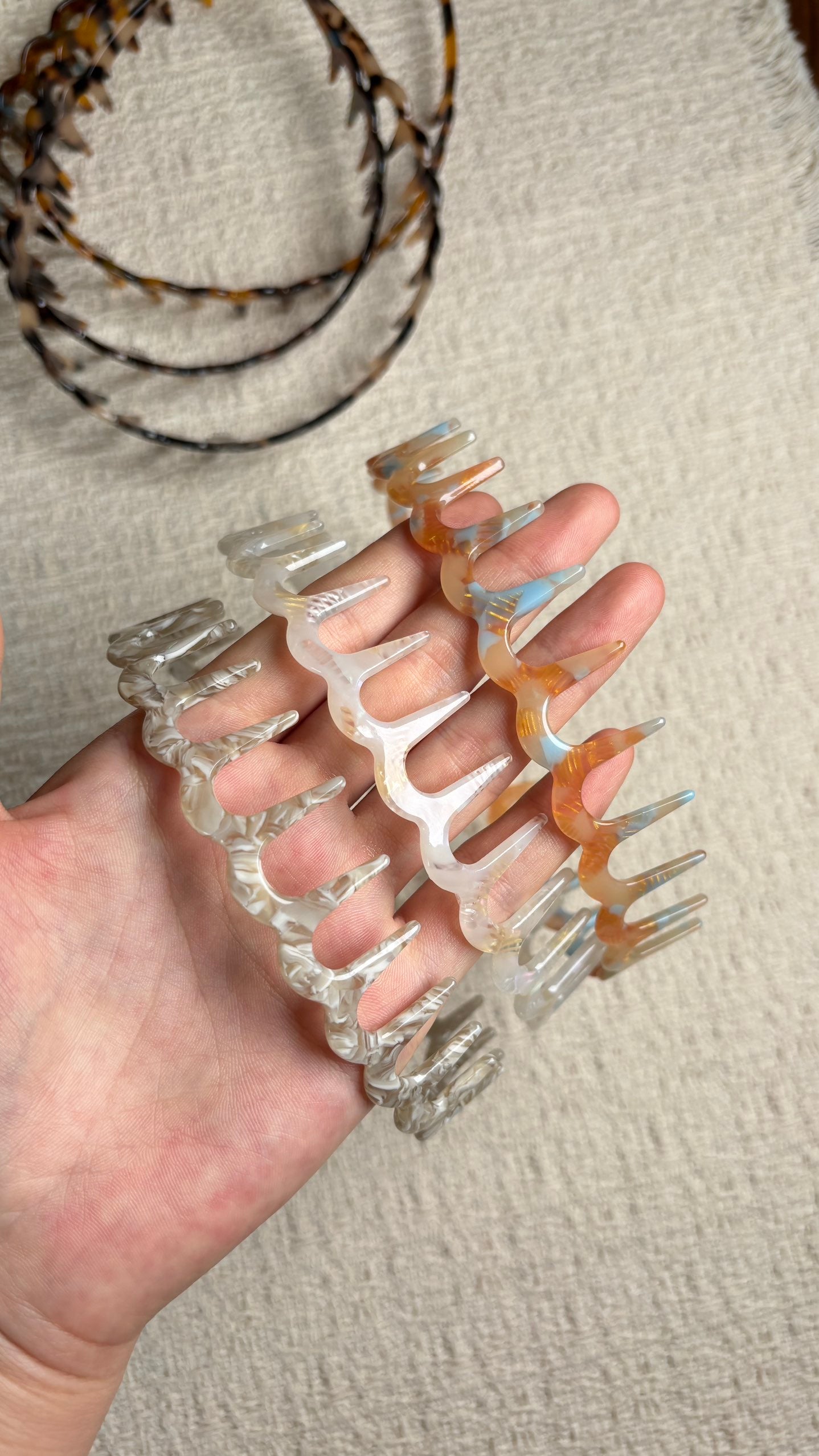 Zigzag comb headbands 90s Hair Accessories