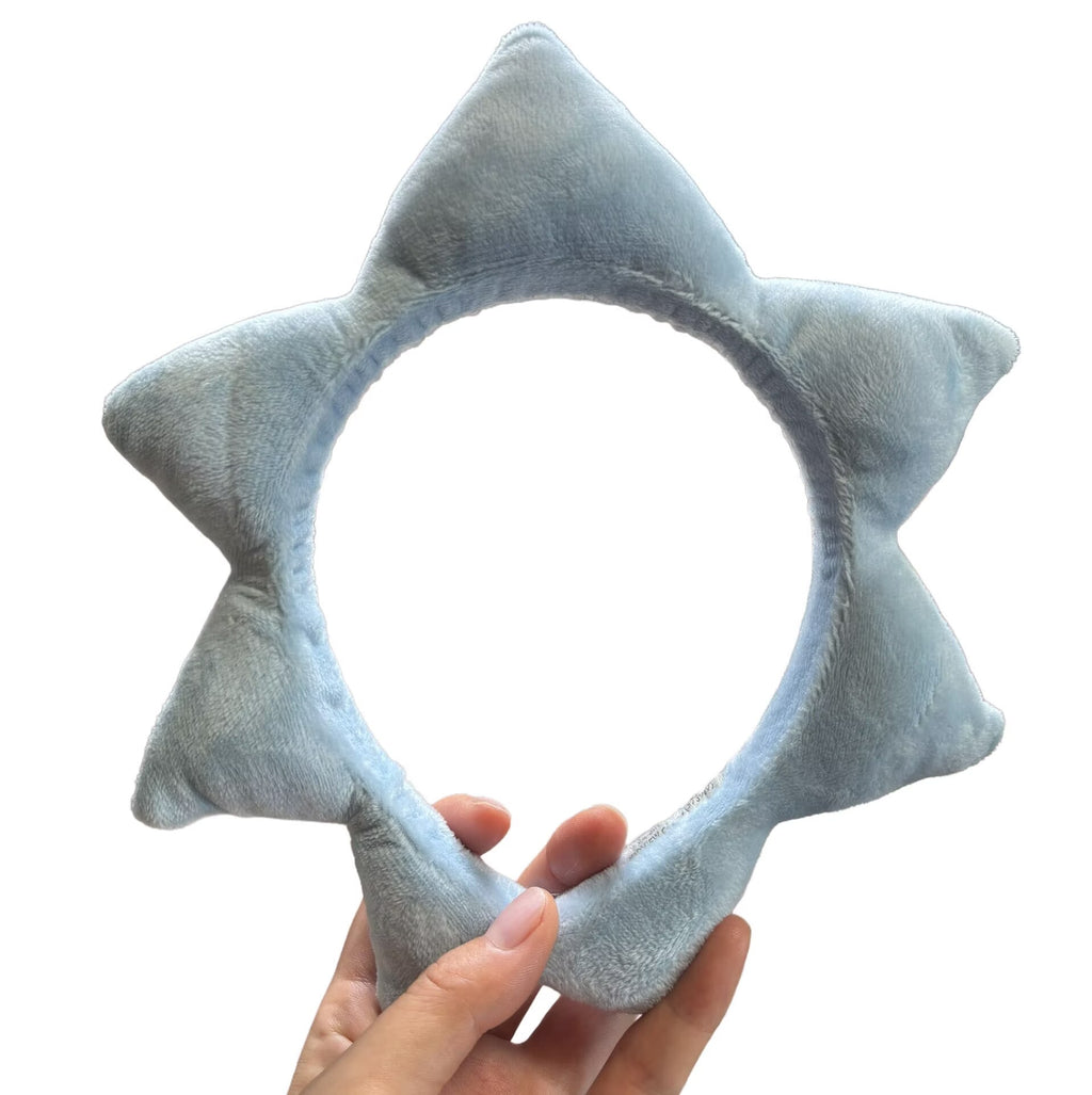 Cute Plush Spiky Spa Headband for Skincare & Makeup