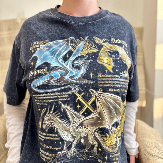 Fourth Wing Dragon Comfort Colors Shirt