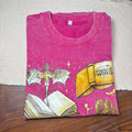 Vintage Washed Dragon Rider Shirt Bookish Gift for Readers