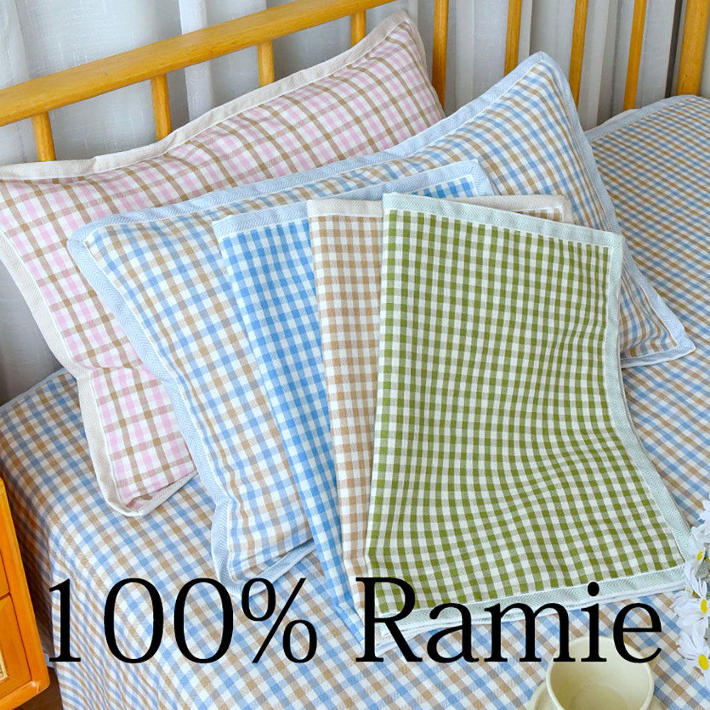 100% Ramie Pillowcase – Naturally Cooling, Breathable & Skin-Friendly for Hot Sleepers