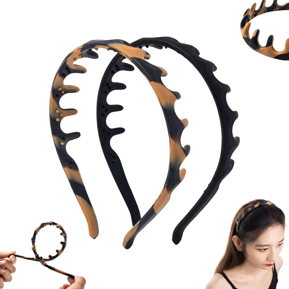 Silicone Comb Headband-Soft, Lightweight & Comfortable