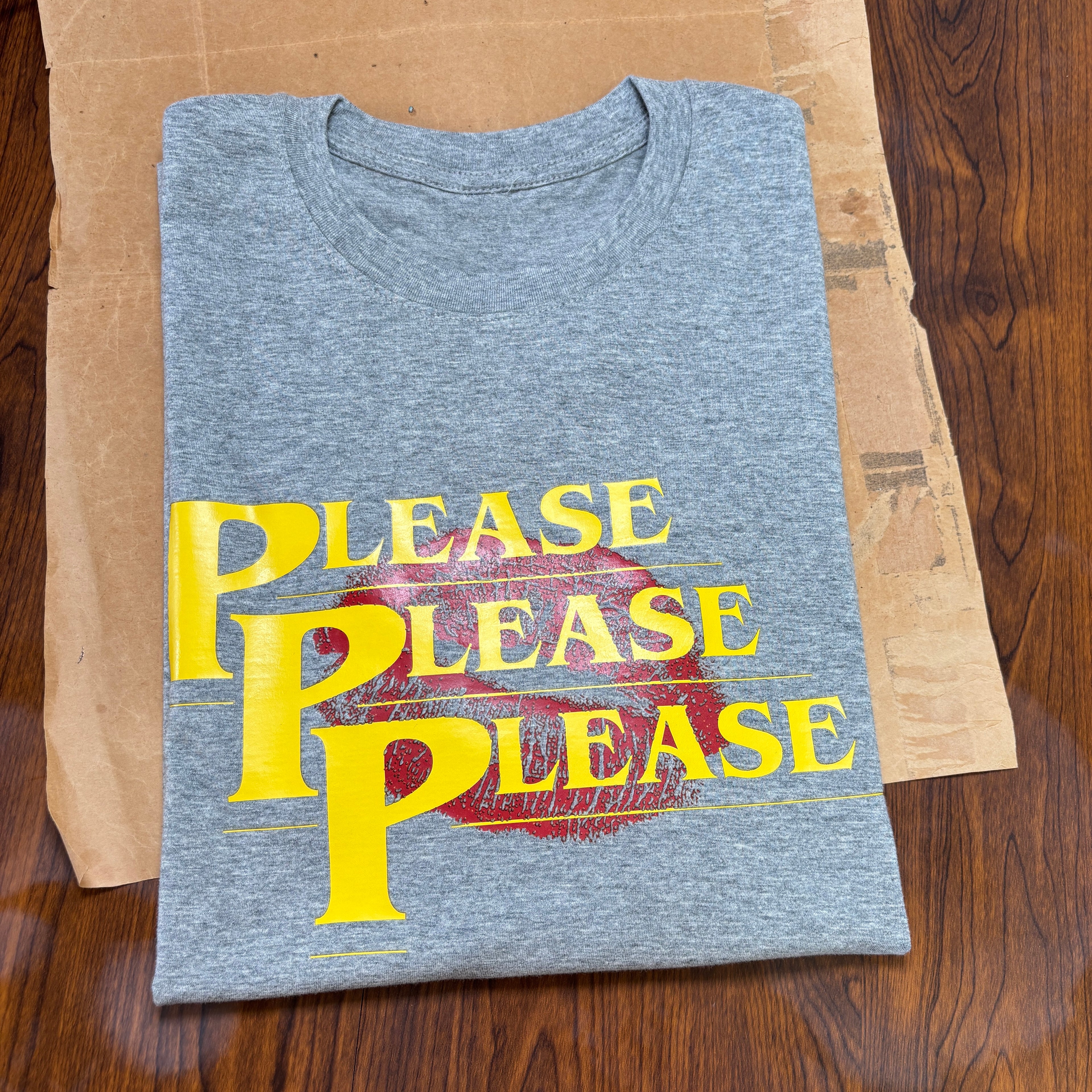 cute please please please t-shirt for women