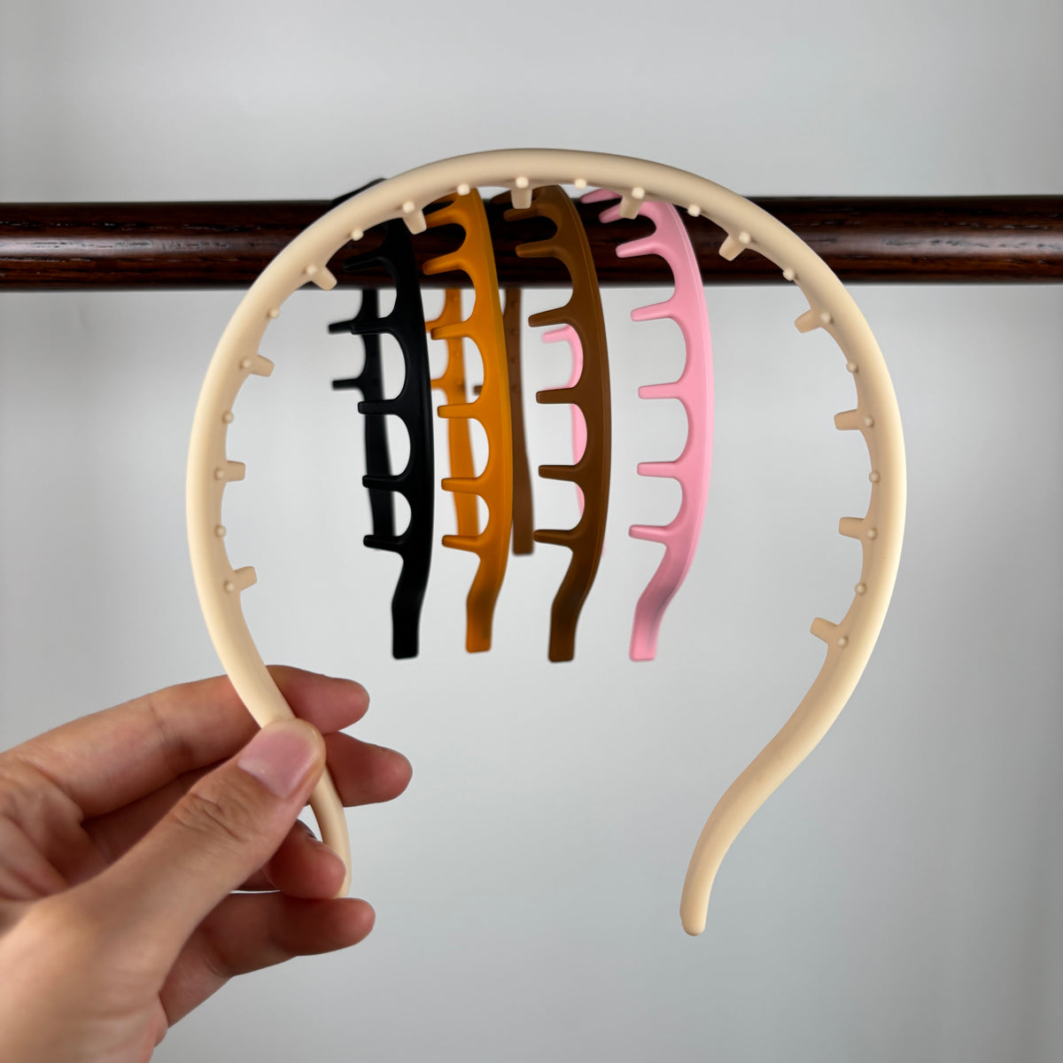 Silicone Comb Headbands for Women Non Slip, No Headache Soft Headband with Teeth