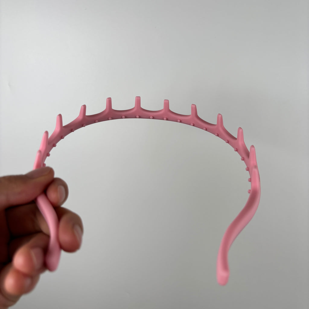 Silicone Comb Headbands for Women Non Slip, No Headache Soft Headband with Teeth