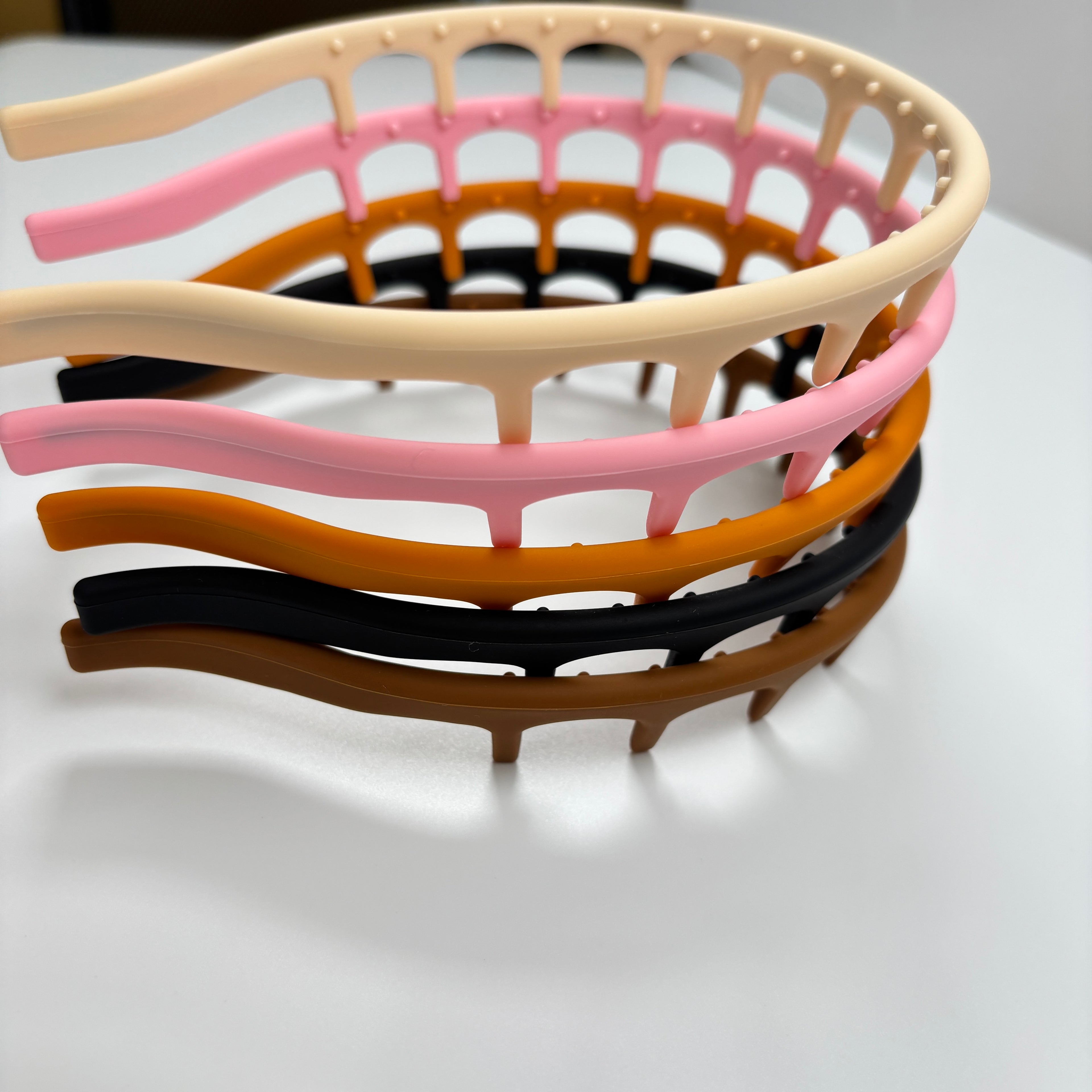 Silicone Comb Headbands for Women Non Slip, No Headache Soft Headband with Teeth