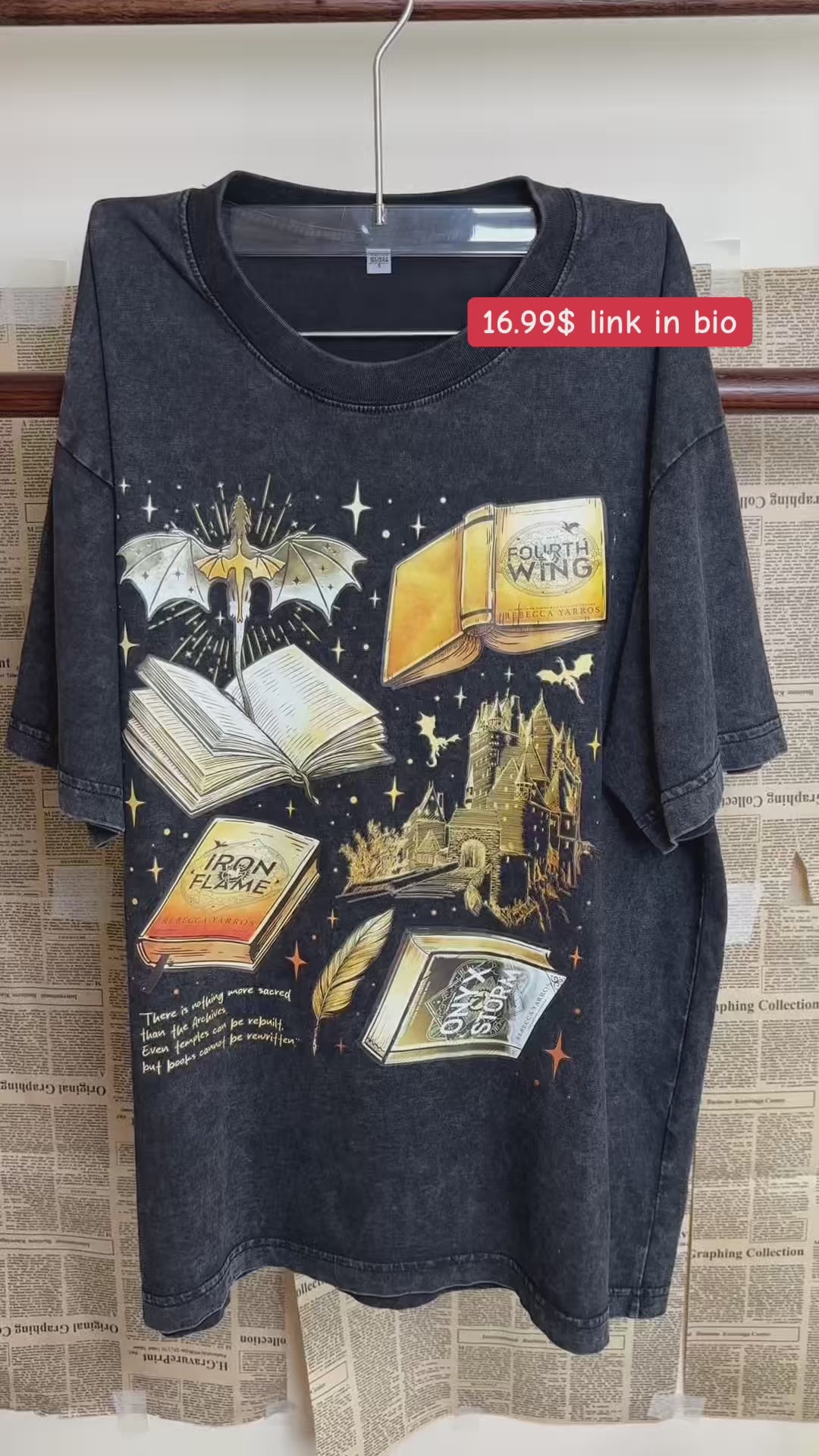 Fly or Die Dragon Rider Shirt，Bookish Gift for Readers